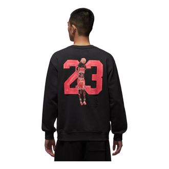 Nike Jordan Air Jordan Fleece Graphic Crewneck Sweatshirt Off Noir IR0111-045