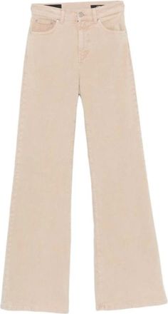 Dondup Pantalone Amber - Dames - Loose Fit Jeans - Beige - W30 - Jeans