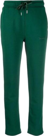 Tommy Hilfiger Groene joggingbroek regular fit - Dames - Sweatpants - Groen - XL - Katoen - Broeken