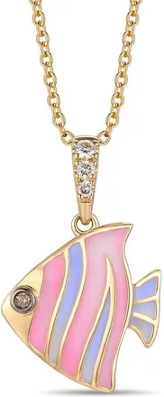 Le Vian Ladies Beautiful Sea Creatures Pendant Necklace set in 14K Honey Gold TSLX 16