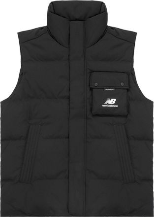 New Balance Windproof Puffer Vest Asia Sizing Black AMV14310-BK