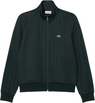 Lacoste Paris Zip-Through Sweatshirt - Heren - Sweatshirts & Hoodies - Groen - Maat: XL Katoen
