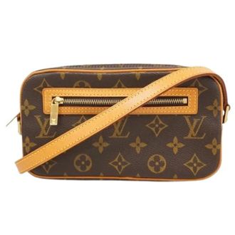 Louis Vuitton Pre-owned Cross Body Bags, female, Brown, Size: ONE SIZE Pre-owned Pochette Cite