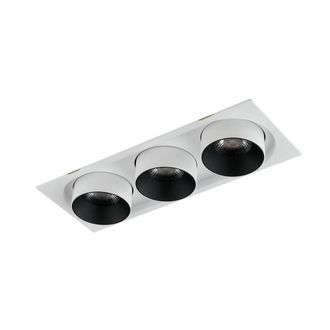 Netlighting Outsider Adjustable Triple Recessed Downlight White 4000K
