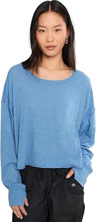 Free People Movement My Time Layer Womens Clothing Light Cobalt : LG (Womens 12-14), Cotton/Polyester