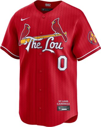 Nike Masyn Winn St. Louis Cardinals City Connect Nike Mens Dri-FIT MLB Limited Jersey in Red | LM2507YKSC9-1N6