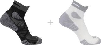 Salomon Aero Ankle 2-Pack Laufsocken - Unisex | grau