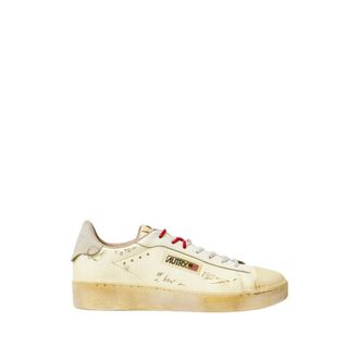 Autry Dallas Low Super Vintage - Heren - Sneakers - Wit - 43 EU - Katoen - Schoenen