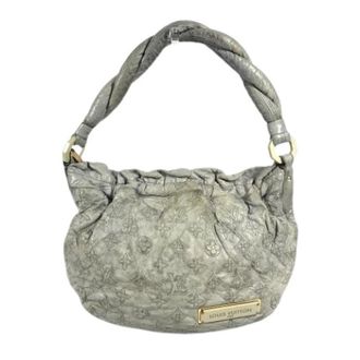 Louis Vuitton Pre-owned Shoulder Bags, female, Gray, Size: ONE SIZE Pre-owned Canvas Shoulder Bag