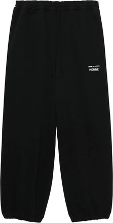 Comme Des Gar&ccedil;ons logo joggers - men - Cotton - S - Black