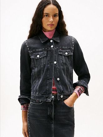 Tommy Hilfiger Cazadora vaquera Trucker con tachuelas