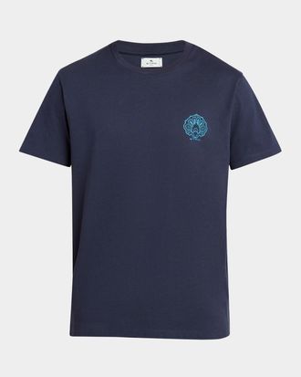 Etro Mens Small Graphic T-Shirt