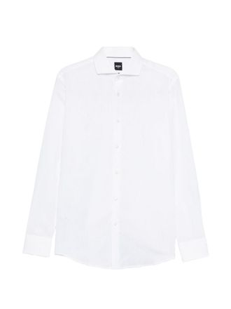 HUGO BOSS White Cotton Shirt