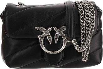 Pinko Love Baby Puff Shoulder Bag With Diagonal Quilting