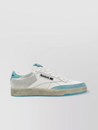 Reebok leather and suede low-top sneakers