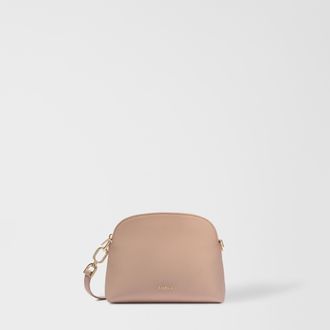 Furla Zelda Borsa A Tracolla Mini Anemone Pink Rosa Pelle Di Vitello Andromeda Donna