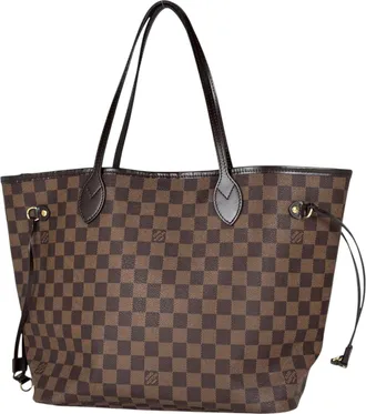 Louis Vuitton Brown Damier Canvas Shoulder Bag Tote Bag (Pre-Owned)
