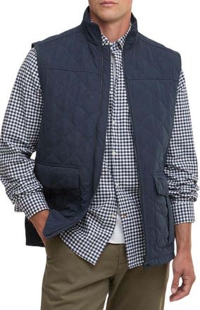 Barbour Sanded Quilted Vest in Navy at Nordstrom, Size Xx-Large