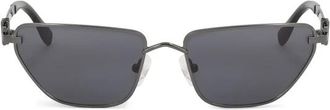 Kazar Bril met grafiet onregelmatig frame - Dames - Zonnebrillen - Grijs - ONE Size - Accessoires