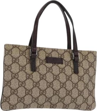 Gucci Pre-owned Tote Bags, female, Beige, Size: ONE SIZE Pre-owned Tote Bag