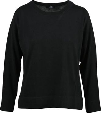 Alpha Studio Lichtgewicht Pullover - Dames - Ronde hals truien - Zwart - 2XL - Wol - Truien & Vesten