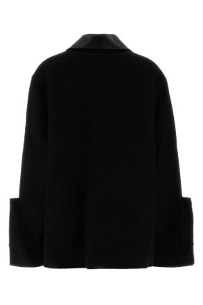 Jil Sander Womens Black Wool Jacket 001 Exterior: Giubbini