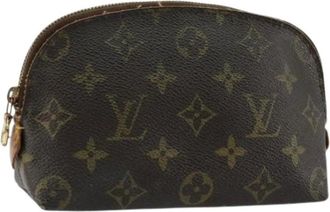Louis Vuitton Pre-owned Mini Bags, female, Brown, Size: ONE SIZE Pre-owned Pouch