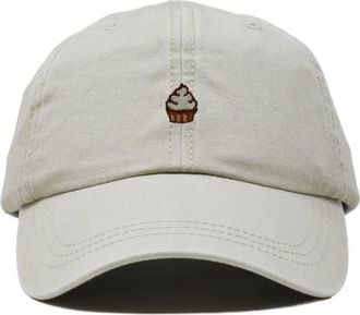 Dalix Cupcake Dad Cap in Washed Stone White at Nordstrom