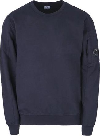 C.P. Company Lichtgewicht Fleece Crew Neck Sweatshirt - Heren - Sweatshirts - Blauw - XL - Katoen - Hoodies & sweatvesten