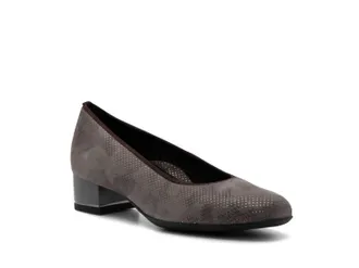 Ara Womens Gabrielle Sp Block Heel Pump In Street Suede