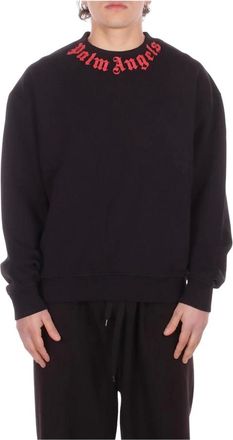 Palm Angels Mujer, Sudaderas, Negro, Talla: 2XL