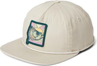 Columbia Pfg Back Tack Snap Back Traditional Hats Dark Stone/Sunset Fish Graphic, Cotton