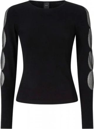 Pinko Pinko, Tops, Dames, Zwart, L, Long Truien