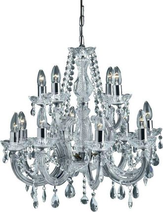 Searchlight Searchlight Marie Therese Kristallkrona 12 Ljus Kromfinish, E14
