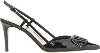 Valentino Garavani Patent leather slingback pumps Woman 36+