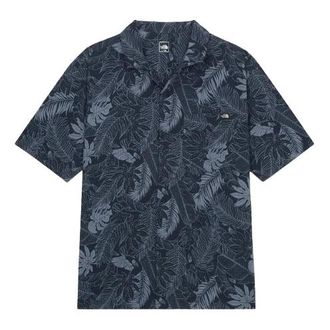 The North Face Tropic Short Sleeve Shirt Asia Sizing Deep Navy NH8SR03A