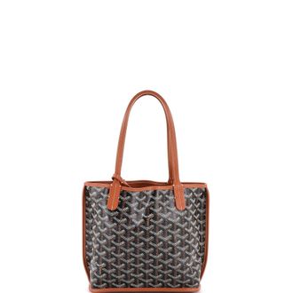 Goyard Anjou Reversible Tote Coated Canvas Mini