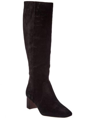 Stuart Weitzman Kels Zip Suede Knee-High Boot