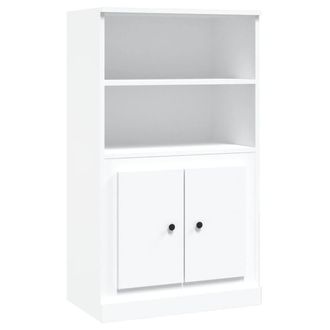 Berkfield Home Highboard White 60x35.5x103.5 cm Engineered Wood