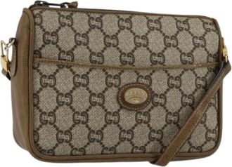 Gucci Pre-owned Cross Body Bags, female, Beige, Size: ONE SIZE Pre-owned Cross Body Bag