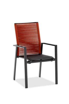 Schubiger M&ouml;bel Gartenstuhl Cecilio Rot