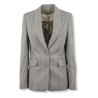 Golden Goose Dames, Jassen, Grijs, Maat: S Wol