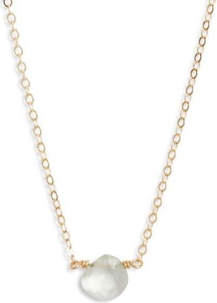 Nashelle Birthstone Pendant Necklace in Gold Fill at Nordstrom, Size 16