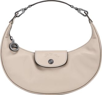 Longchamp Le Pliage Xtra Round Leather Top Handle Bag in Paper at Nordstrom