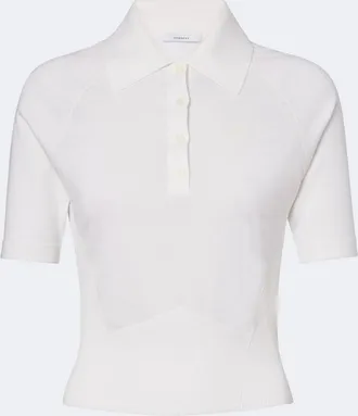 Givenchy Cotton and silk polo sweater