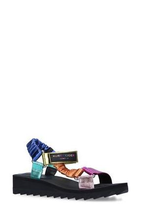 Kurt Geiger Orion Slingback Sandal in Multi Metallic Blue at Nordstrom Rack, Size 9.5