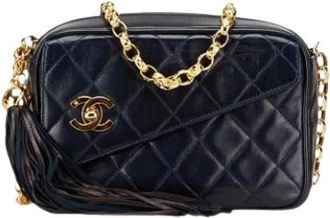 Chanel Borsa a tracolla vintage Pre-owned - - Pre-owned - Donna - Blu - ONE SIZE