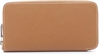 Hermès Brown Epsom Leather Long Wallet (Bi-Fold) (Pre-Owned)