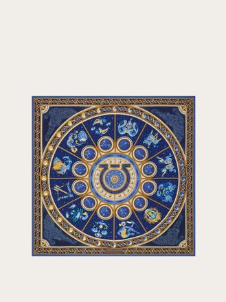 Ferragamo Donna Foulard in seta stampa Oroscopo Blu