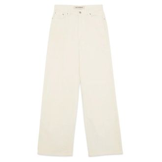 Roy Rogers Marta Wide Jeans - Dames - Jeans - Beige - Maat: W29 Corduroy